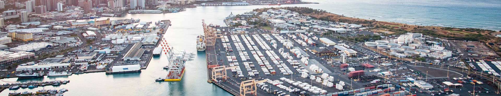 Matson operations in Honolulu.